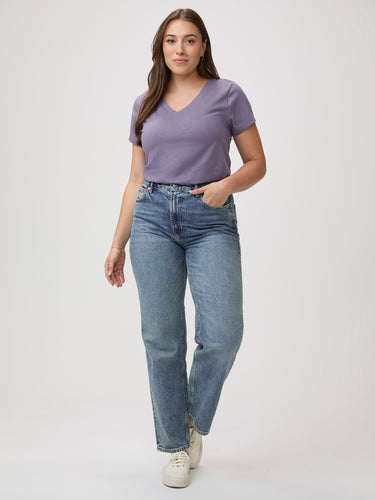 Women's Flint Purple V-Neck