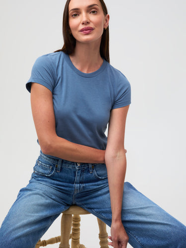 Monsoon Blue Everyday Crew Neck Tee