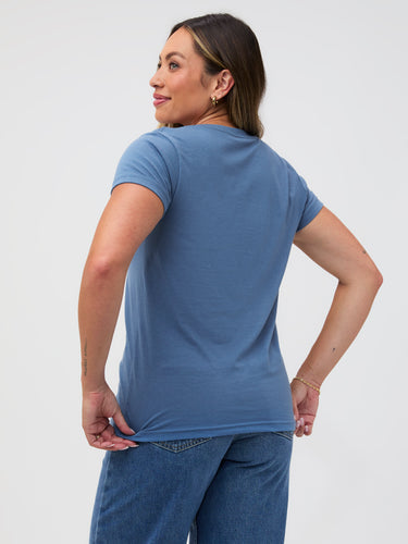 Monsoon Blue Everyday V-Neck Tee