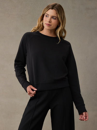 Women's Black Crew Sweatshirt