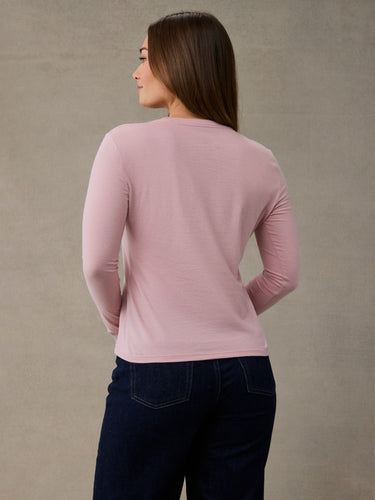Women's Blush Long Sleeve Crew