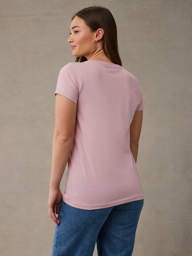 Blush Everyday V-Neck Tee