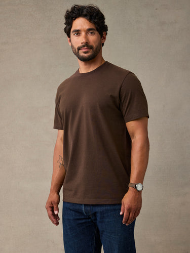 Men's Coffee durable heavyweight t-shirt — Fresh Clean Threads