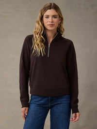 Women's Espresso Half Zip