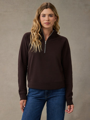 Women's Espresso Half Zip