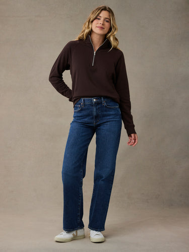 Women's Espresso Half Zip