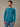A cool teal blue long sleeve shirt built for real cold-weather coverage