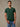 Green V-Neck Shirt | comfortable v-neck tee that holds its shape