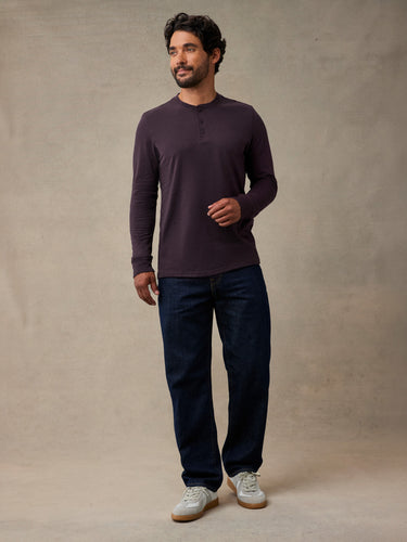 Mulberry Long Sleeve Henley