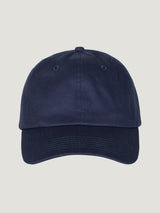 Navy Dad Hat Front View | Fresh Clean Threads