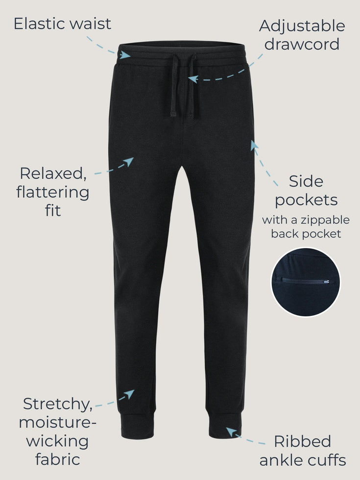Black Charcoal Day Off Jogger 2-Pack Fresh Clean Threads
