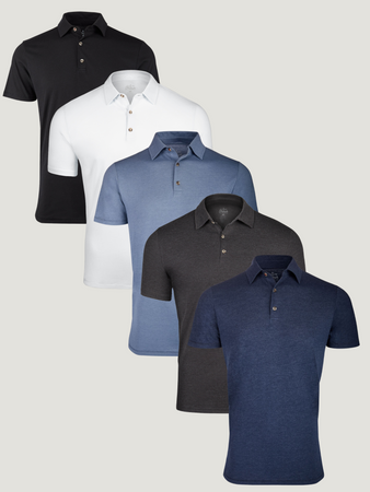 Mens 2024 polo shirts and sweater bundle