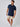 Matheus is 6', 210LBS and wears a size XL # Navy Performance Polo Model Size XL | Fresh Clean Threads