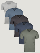 Fresh Colors V-Neck 5-Pack Tees | Fresh Clean Threads