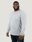 Heather Grey Long Sleeve Crew Neck Size 3 Extra Large | Fresh Clean Tees