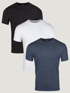 Tee Box Crew 3-Pack | Black, White, Navy | Fresh Clean Threads