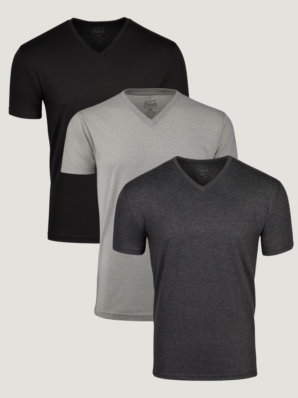 Black & Grey 3-Pack | Fresh Clean Tees – Fresh Clean Threads