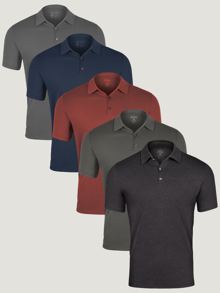 Winter Essentials Polo 5-Pack