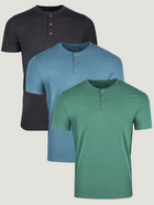 Fresh Colors Short Sleeve Henley 3-Pack | Fresh Clean Threads