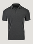 Charcoal Performance Polo Ghost Mannequin | Fresh Clean Threads