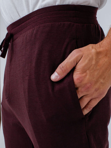 Side pockets that keep it all in place # Port Red Day Off Joggers | Men's Bottoms | Fresh Clean Threads