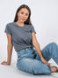 Women's Foundation 3-Pack Crew Neck Tees | Sarah Studio Size X-Small Odyssey Blue Tee | Fresh Clean Threads