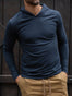 Navy Loma Hooded Long Sleeve Lifestyle Size Medium | Fresh Clean Threads