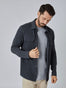 Charcoal Grey Shirt Jacket | Button Up Shacket 2-Pack | Fresh Clean Threads