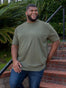 Summer Saver's 5-Pack Military Crew Neck Tee Model | Fresh Clean Threads