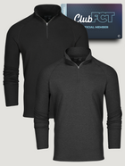 Basic Performance Quarter Zip Membership 2-Pack | Fresh Clean Threads