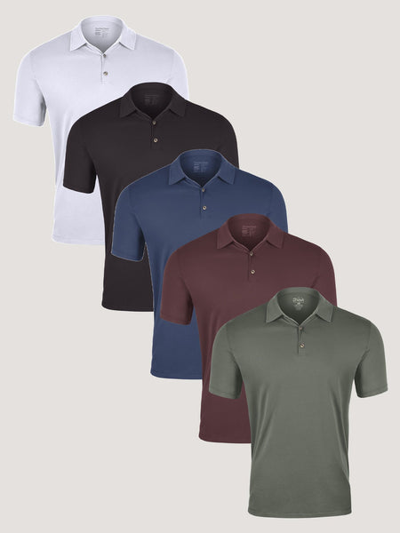 Fall Foundation Polo 5-Pack