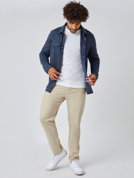 Blue Grey Shirt Jackets | Button Up Shacket 2-Pack | Fresh Clean Threads