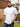 Steven is 6', 275lbs and wears a size 3xl # Throwback 5-Pack White Crew Neck Tee Model | Fresh Clean Threads
