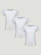 Women’s All White 3-Pack Crew Neck Tees | Fresh Clean Threads