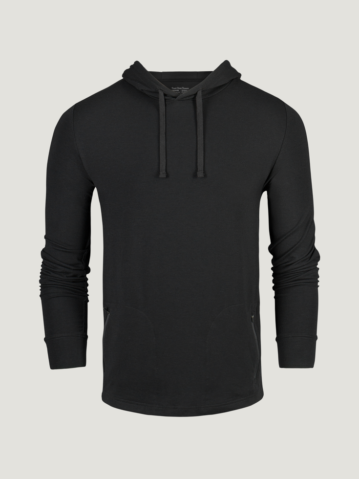 Black Performance Pullover Hoodie Fresh Clean Threads