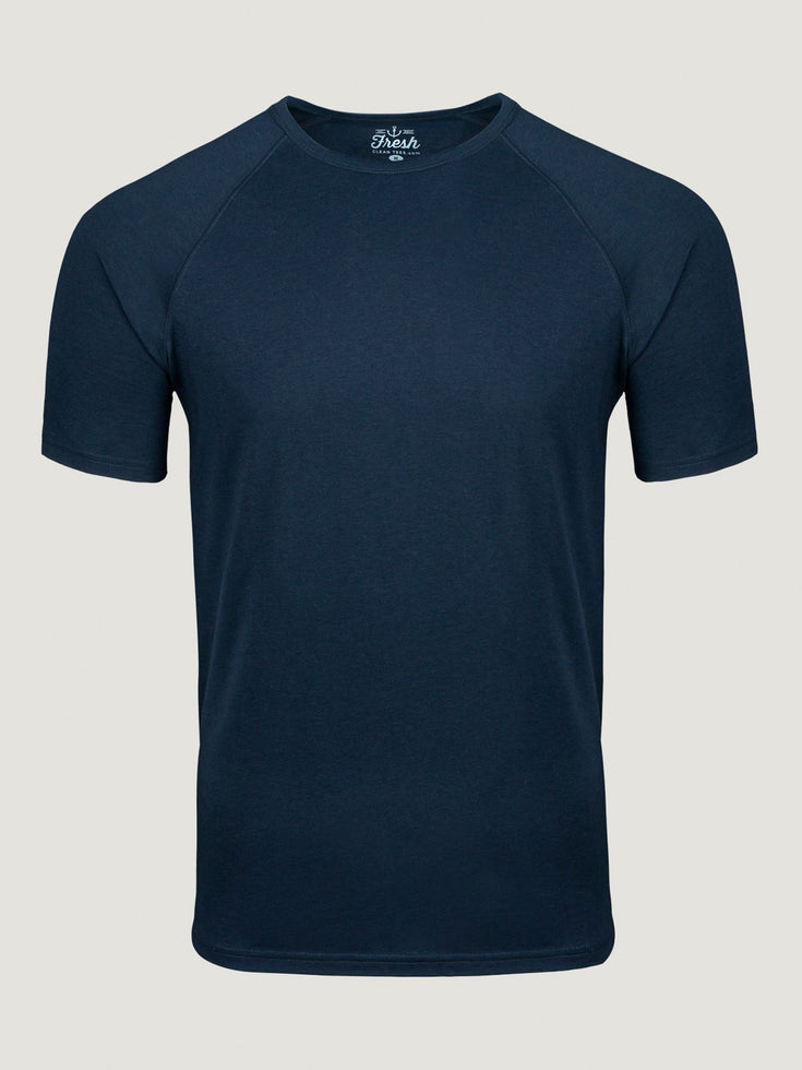 Navy Blue Mens Slim Fit T Shirts Navy Slim Fit Crew Fresh Clean
