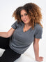 Women's Foundation V-Neck 3-Pack Tees | Micah Studio Size Large Black Tee | Fresh Clean Threads