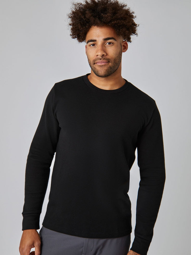 Best Seller's Thermal Long Sleeve Crew Neck 3-Pack Fresh Clean