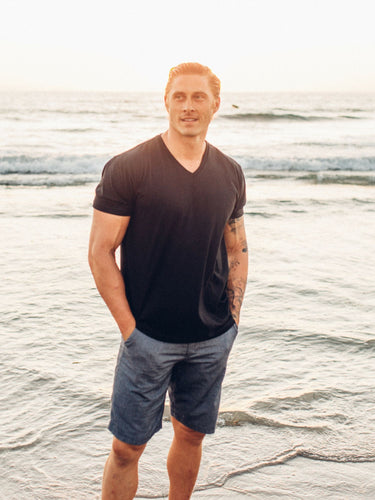 Ian is 6'3, 215bs and wears size xl #