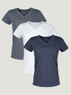 Women's Foundation V-Neck 3-Pack Tees | Fresh Clean Threads