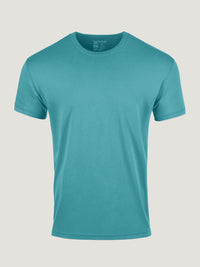 Vintage Blue Crew Neck Tee | Fresh Clean Threads