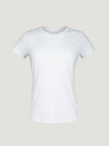 Women's White Crew Neck Tee | Fresh Clean Threads