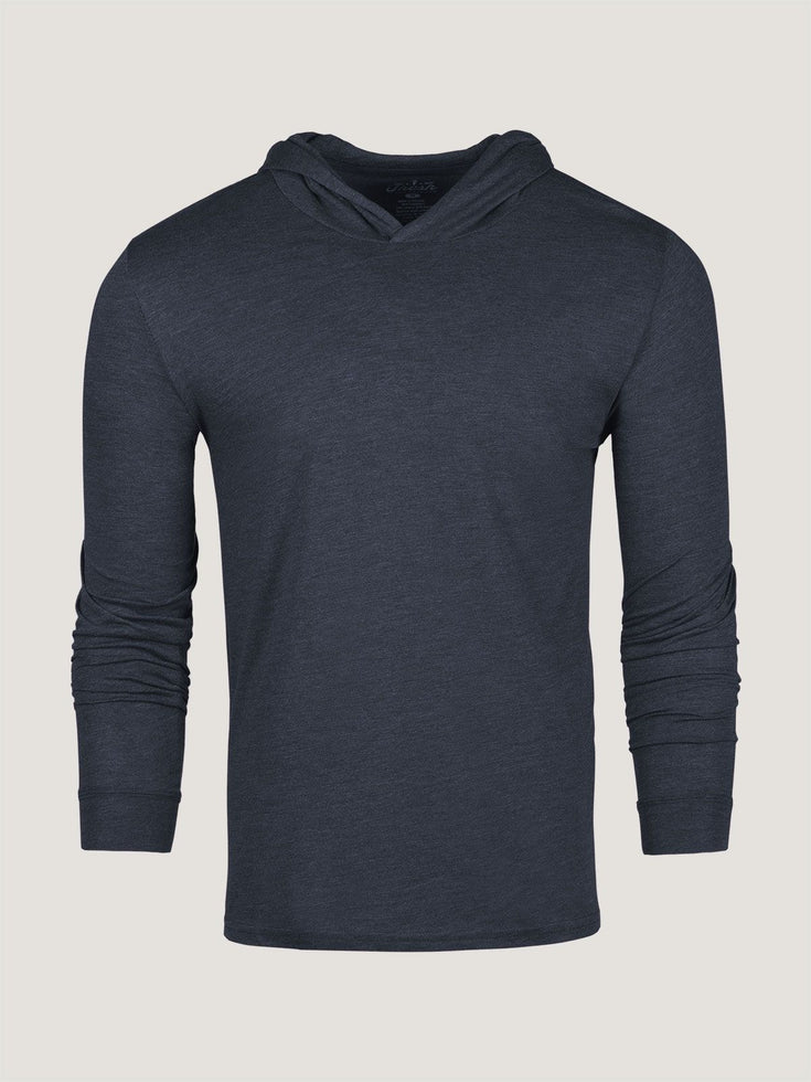 Navy Loma Hooded Long Sleeve Ghost Mannequin| Fresh Clean Threads