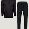 Black Warm Up 2-Pack: Joggers + Hoodie | Fresh Clean Threads