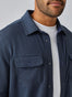 Shirt | Odyssey Blue Button Up Shacket Details | Fresh Clean Threads