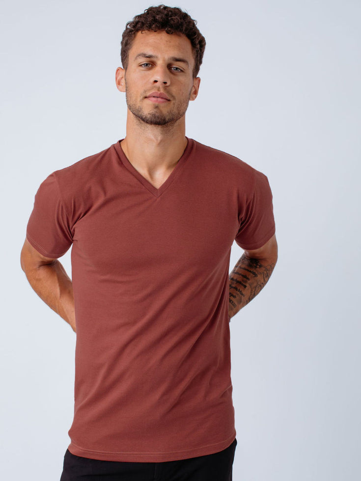 Canyon V-Neck Tee | Limited Edition Color | Fresh Clean Threads