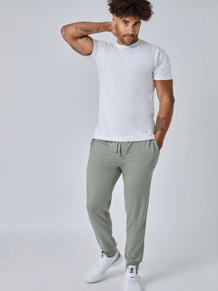 Men's Joggers | Mercury Green Day Off Jogger | Fresh Clean Threads