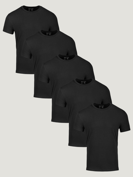 All Black 5 Pack