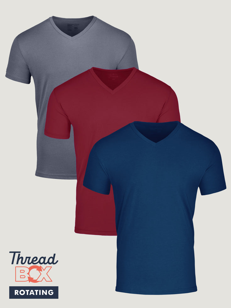 Seasonal Colors V-Neck 3-Pack | Summer/Fall | ThreadBox Products