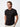 Ariel is 6'1, 175lbs and wears a size M # Black Crew Tee for Men | Fresh Clean Threads